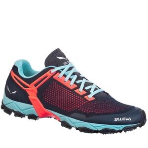 Salewa Ws Lite Train K - Premium Navy/fluo Coral - 10 Hiking Shoe